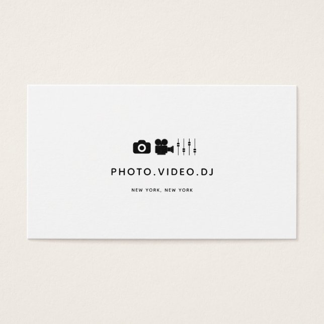 Fotógrafo boda | Videógrafo | DJ 2021 (Frente)