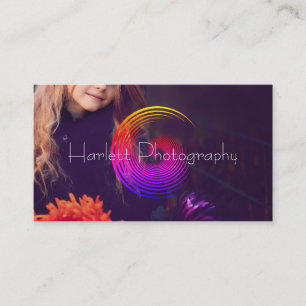 Fotógrafo, fotografía, tarjeta de visita