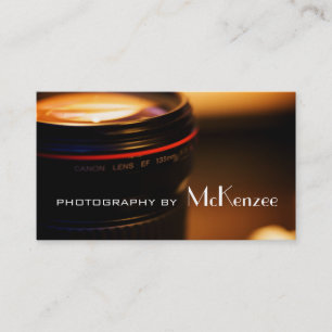 Fotógrafo, fotografía, tarjeta de visita de cámara