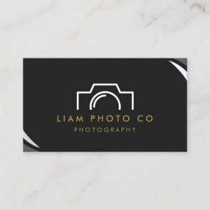 Fotógrafo Minimalista de tarjetas de visita de fot
