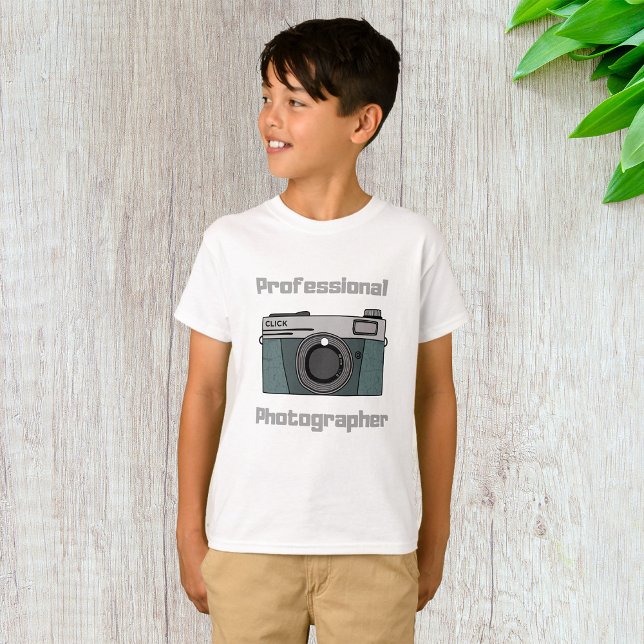Fotógrafo profesional Cámara Foto Camiseta (Subido por el creador)