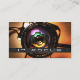 Fotógrafo, tarjeta de visita de fotografía