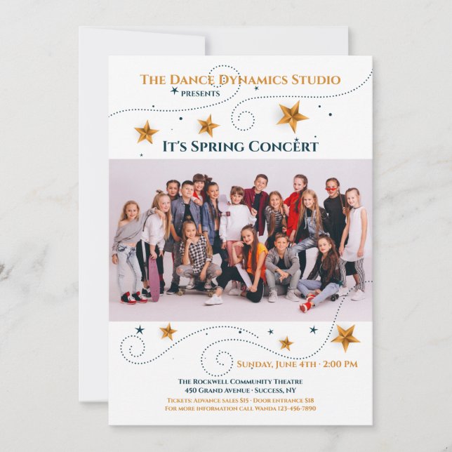 Fotograma fotográfico estrella Invitación a fotogr (Anverso)