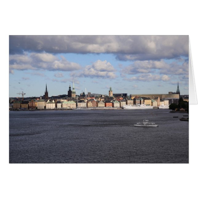 Fotokarte Gamla Stan, Estocolmo (Anverso (Horizontal))