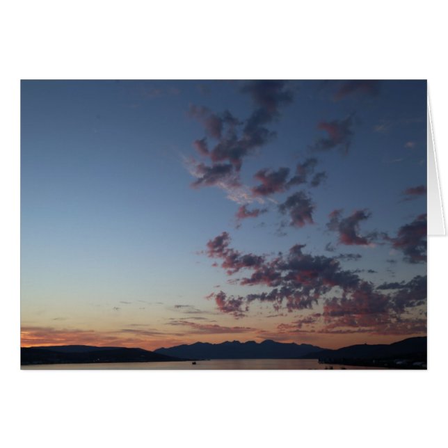 Fotokarte medianoche en Tromsø (Anverso (Horizontal))