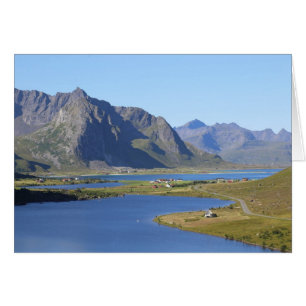 Fotokarte Moskenesoya, Lofoten, Noruega