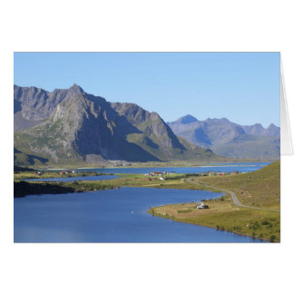 Fotokarte Moskenesoya, Lofoten, Noruega