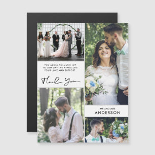 Fotomontaje de agradecimiento de boda