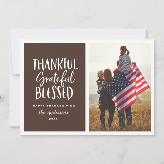 Fotos agradecidas, agradecidas, benditas de agrade (Anverso)