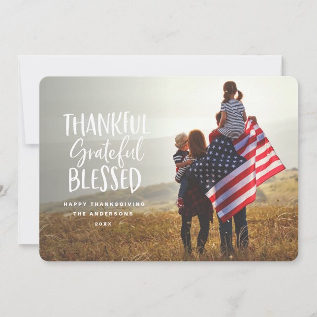 Fotos agradecidas, agradecidas, benditas de agrade (Anverso)