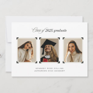 Fotos con la Invitación de graduación de Album Cor