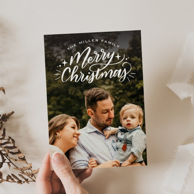 Fotos con letras de mano de Feliz Navidad (Subido por el creador)