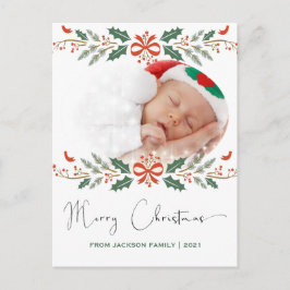 Fotos con letras de mano para Feliz Navidad Modern