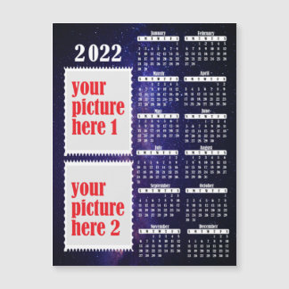 Fotos de 2022 Personalizadas Calendario Fridge Mag