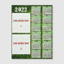 Fotos de 2022 Personalizadas Calendario Fridge Mag