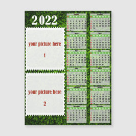 Fotos de 2022 Personalizadas Calendario Fridge Mag