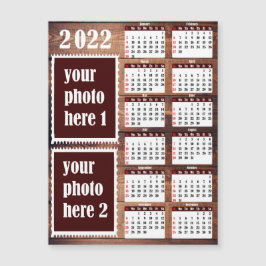 Fotos de 2022 Personalizadas Calendario Fridge Mag