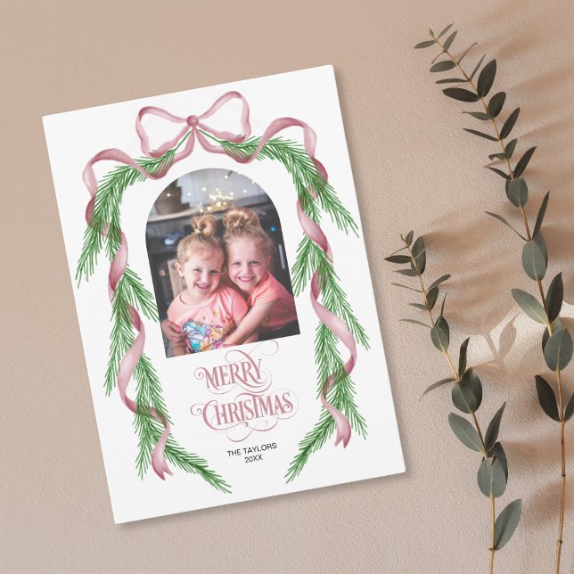 Fotos de arcos de pino rosado de vaca de navidad F (Subido por el creador)