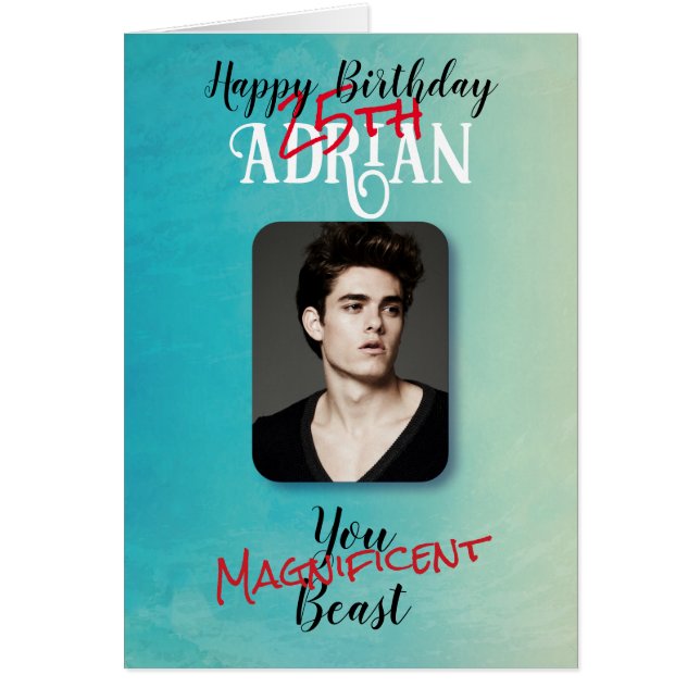 Fotos de Birthday-Upload-Personalize-Age-Modern-Fu (Frente)