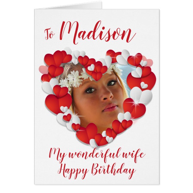Fotos de Birthday-Upload-Personalize-Modern-Love- (Frente)