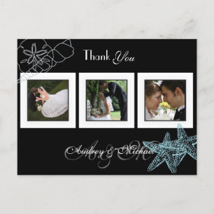 Fotos de bodas de playa Gracias postales