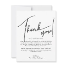 Fotos de Caligrafía Tarjeta de Agradecimiento de B