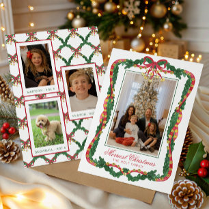 Fotos de Campanas de Navidad Rojas y Verdes al Acu