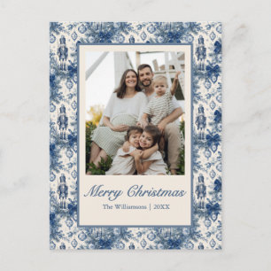 Fotos de Cascanueces Elegante Toile de Navidad Azu
