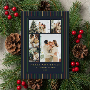 Fotos de Colaje con Rayas de Navidad