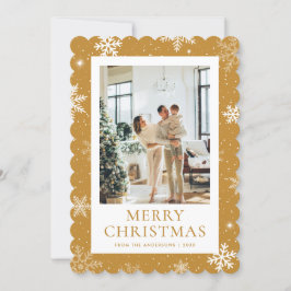 Fotos de copos de nieve de navidad amarilla y niev