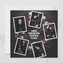 Fotos de Corona de Cráneos Goth Navidad Mensaje Pe