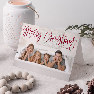 Fotos de Cranberry Script de Feliz Navidad
