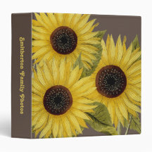 Fotos de familia de girasoles marrones amarillos