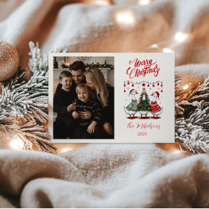 Fotos de gansos de Navidad con suéteres acogedores