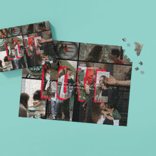 Fotos de historia de amor Rompecabezas de collage