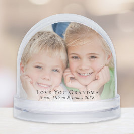 Fotos de la abuela Keepsake Snow Globe