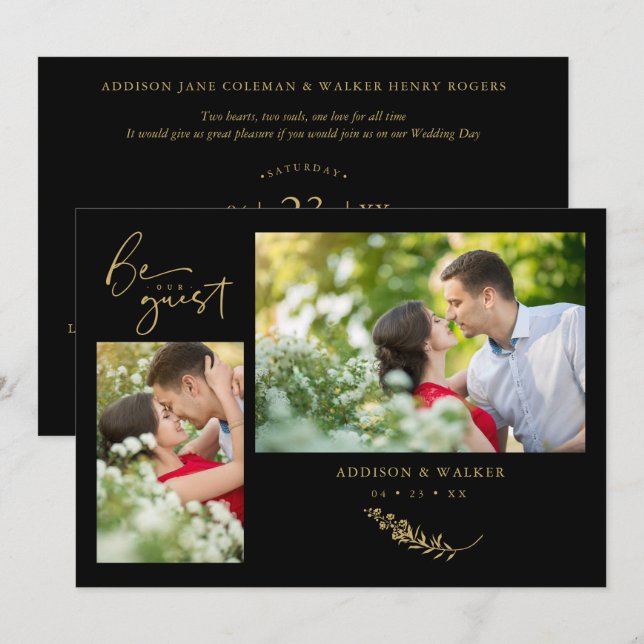 Fotos de la celebración del Boda de las ramas de m (Anverso / Reverso)