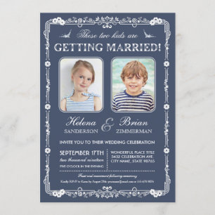 Fotos de la escuela vieja que casan la invitación