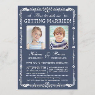 Fotos de la escuela vieja que casan la invitación