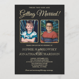 Fotos de la escuela vieja que casan la invitación