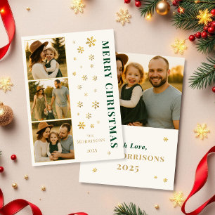 Fotos de la familia de navidad moderna de Feliz Na