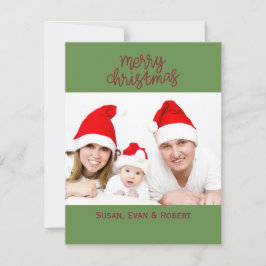 Fotos de la familia Feliz Navidad con nombres