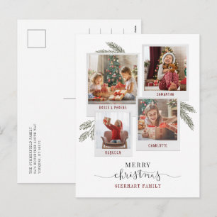 Fotos de la familia Feliz Navidad Elegantes