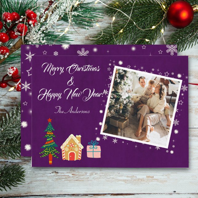 Fotos de la familia morada de navidad (Subido por el creador)