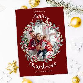 Fotos de la familia roja de Feliz Navidad