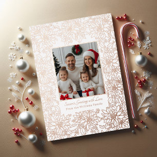 Fotos de la plantilla de la tarjeta de Navidades d