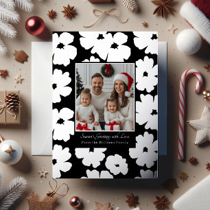 Fotos de la plantilla de la tarjeta de Navidades d