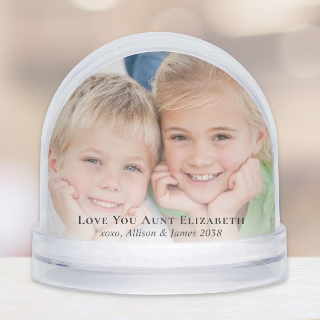 Fotos de la tía Keepsake Snow Globe (Subido por el creador)