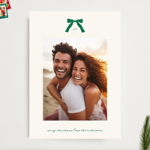 Fotos de lazos elegantes verdes de Navidad persona