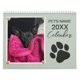 Fotos de Mascotas Huella de Mano Calendario Person
